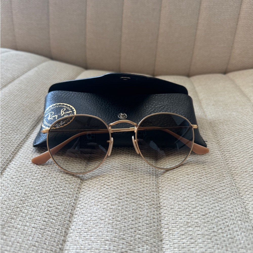 Ray-Ban Gold Sunglasses